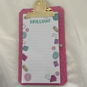 Adorable Notepad & Clipboard